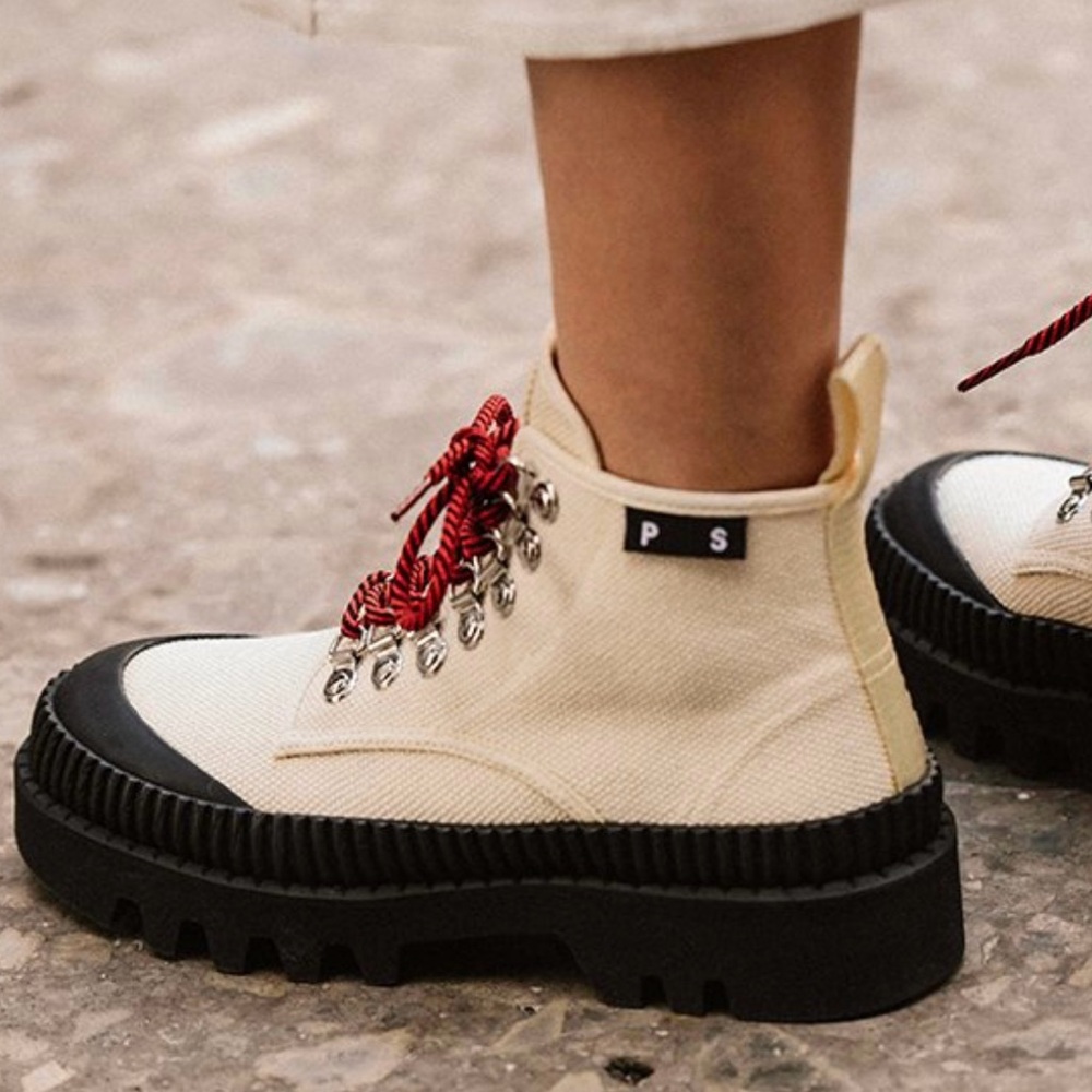 Proenza Shouler Canvas Hiking Boots